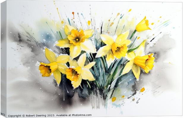 Spring Canvas Print by Robert Deering