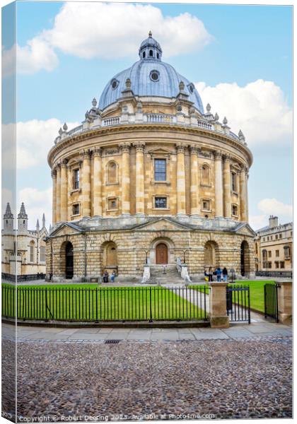 Radcliffe Camera Science Library Oxford Canvas Print by Robert Deering