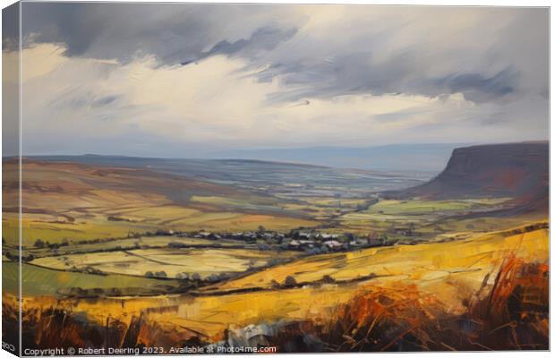 Yorkshire Dales Serenity Canvas Print by Robert Deering