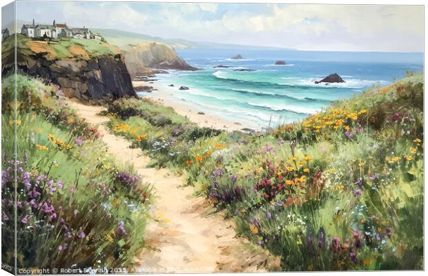 path to the beach Canvas Print by Robert Deering
