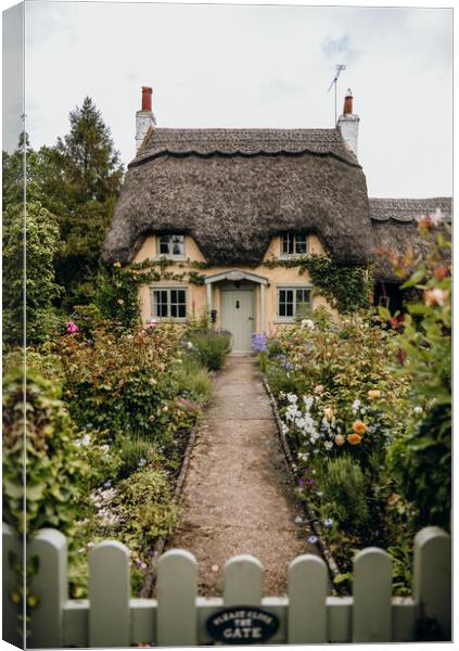 Rose Cottage Canvas Print by Stacy Cartledge