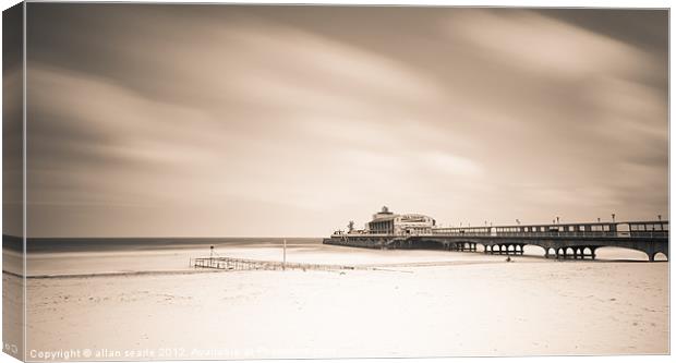 Bournemouth Pier Canvas Print by allan searle