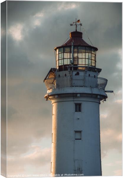 Light the Lamp, New Brighton Canvas Print by Liam Neon
