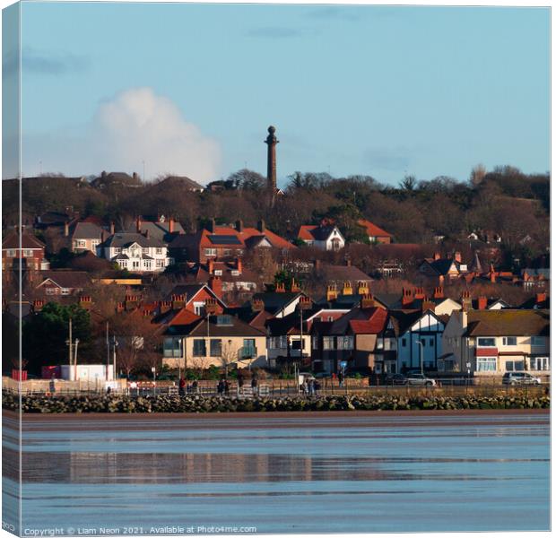 West Kirby Beach Canvas Print by Liam Neon