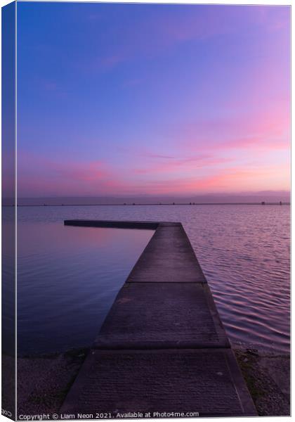 West Kirby Sunset Bliss Canvas Print by Liam Neon