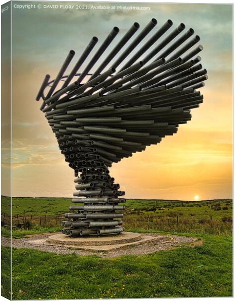 The Singing Ringing Tree Canvas Print by DAVID FLORY