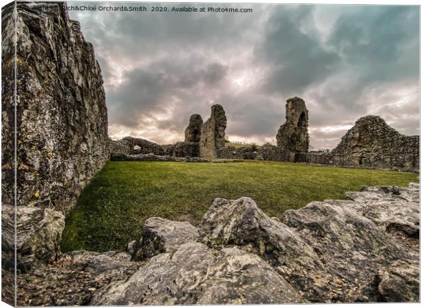 Montgomery Castle Powys Canvas Print by ROCS Adventures