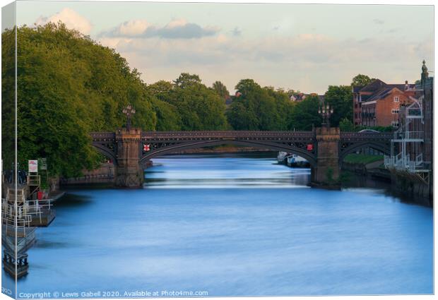 Skeldergate Bridge, York Canvas Print by Lewis Gabell