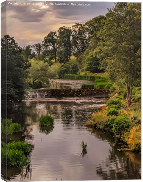 River Aln Canvas Print by Aimie Burley