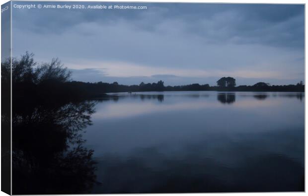 Big Waters in Blue Canvas Print by Aimie Burley