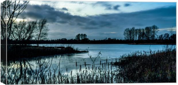 Panoramic of Big Waters  Canvas Print by Aimie Burley