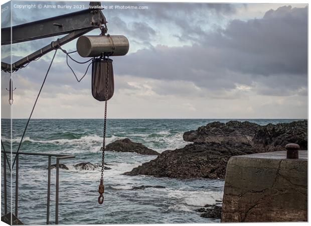 St Abbs harbour  Canvas Print by Aimie Burley