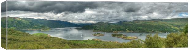 Kyles of Bute, Argyle & Bute, Scotland Canvas Print by Ann Goodall