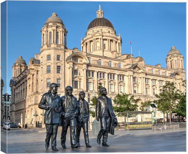 "The Fab Four" #2 Canvas Print by Ann Goodall