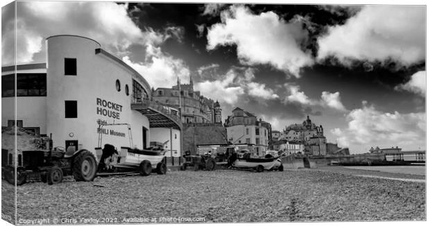 The seaside town of Cromer, North Norfolk Coast  Canvas Print by Chris Yaxley