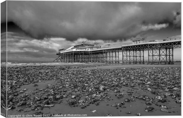 Cromer Pier, Norfolk Coast Canvas Print by Chris Yaxley