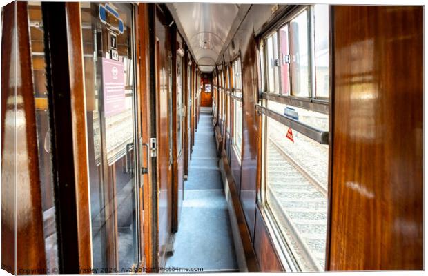 The railways carriage Canvas Print by Chris Yaxley