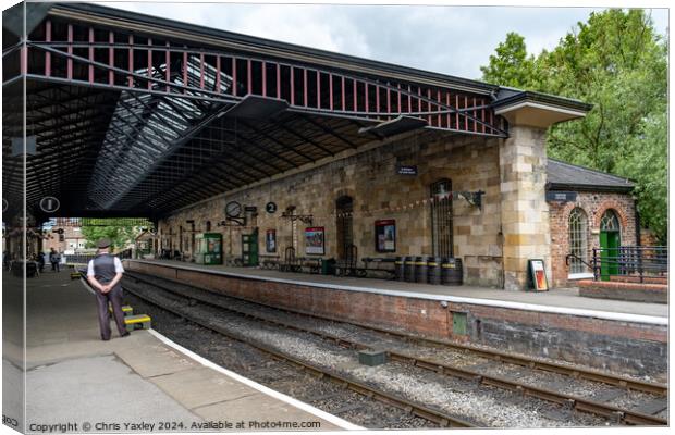Pickering train station, North Yorkshire Canvas Print by Chris Yaxley