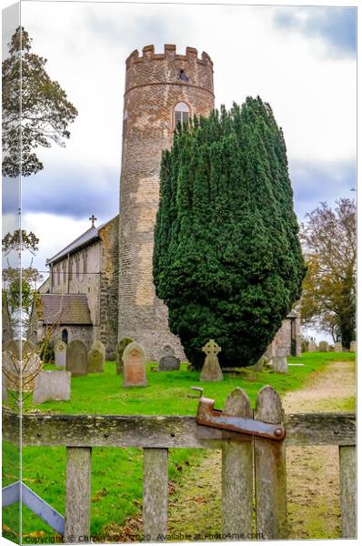 St Margaret’s Church, Witton Canvas Print by Chris Yaxley