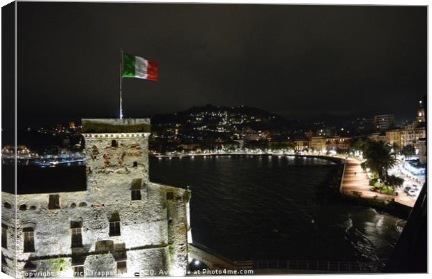 The Castle of Rapallo  Canvas Print by Ulrich Trappschuh