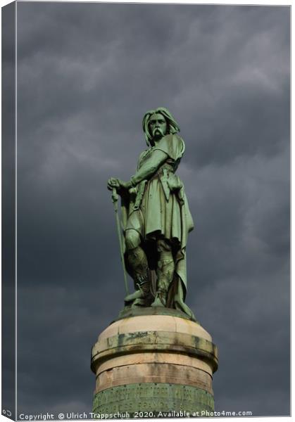 Vincingetorix from alesia  Canvas Print by Ulrich Trappschuh