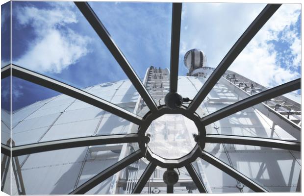 Globen Skyview Canvas Print by Vladimir Rey