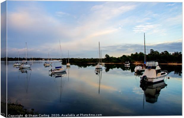The Clarence River, Yamba Canvas Print by Shaun Carling