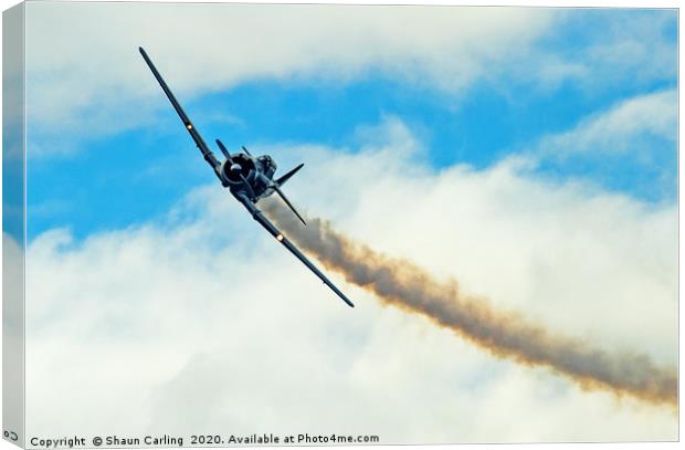 American Fighter At Cressbrook Air Show  Canvas Print by Shaun Carling