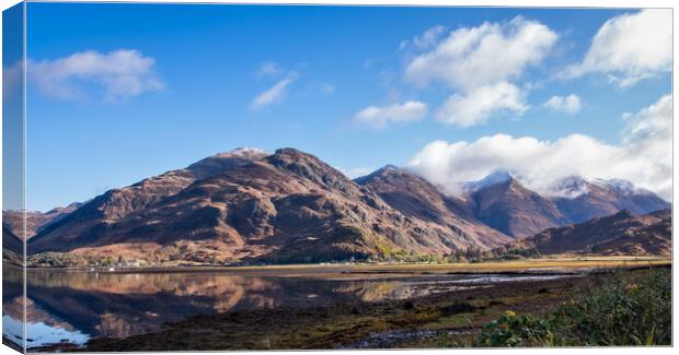 The Five Sisters of Kintail Canvas Print by Eileen Wilkinson ARPS EFIAP