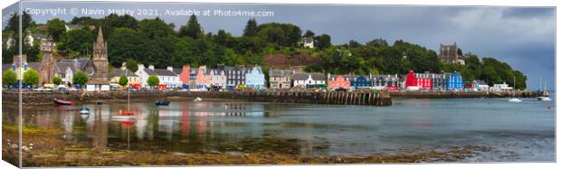 Tobermory, Isle of Mull, Scotland  Canvas Print by Navin Mistry