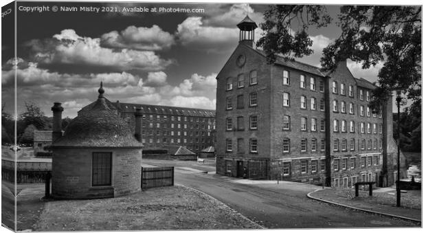 Stanley Mills Perthshire, Scotland Canvas Print by Navin Mistry