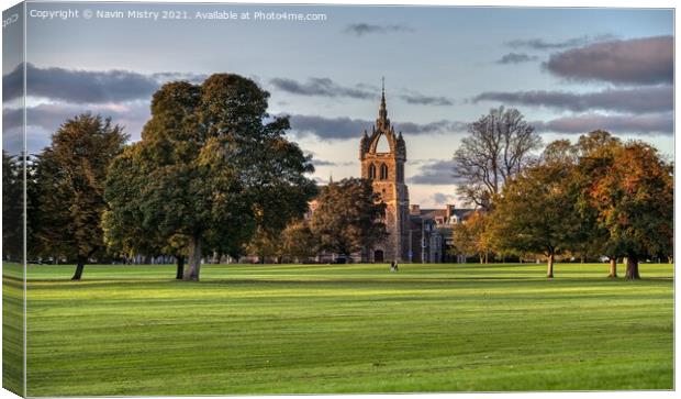 St Leonard's-in-the-Fields, South Inch Perth, Scotland  Canvas Print by Navin Mistry