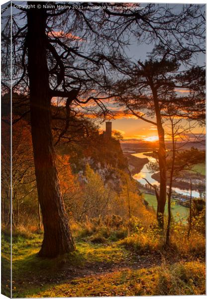 Sunrise from Kinnoull Hill, Perth, Scotland Canvas Print by Navin Mistry
