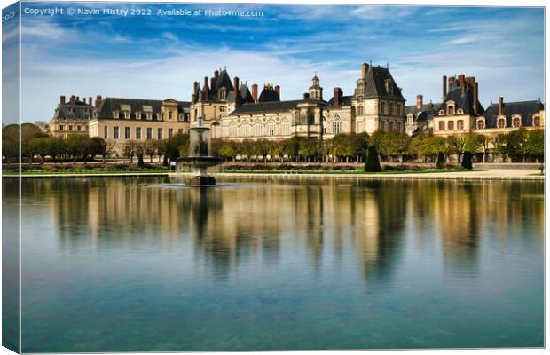 Château de Fontainebleau, near Paris, France Canvas Print by Navin Mistry