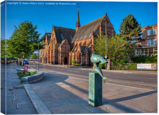 Tay Street, Perth  Canvas Print by Navin Mistry