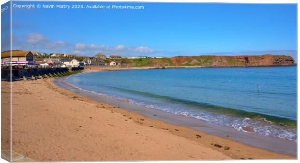 Eyemouth Beach, Berwickshire  Canvas Print by Navin Mistry