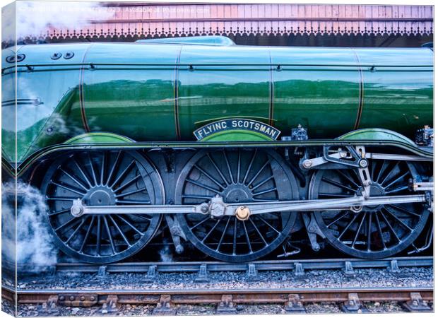 The Flying Scotsman   Canvas Print by Navin Mistry
