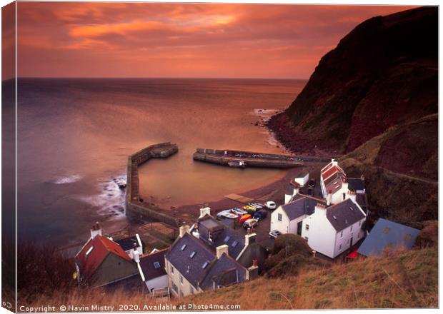 Pennan, Aberdeenshire, Scotland Canvas Print by Navin Mistry