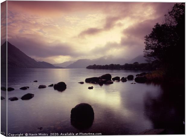 Ullswater, Lake Dsitrict, England Canvas Print by Navin Mistry