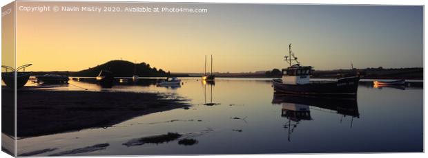 Dawn at Alnmouth, England Canvas Print by Navin Mistry