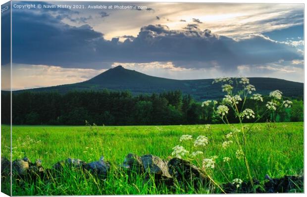 A view of Bennachie, Aberdeenshire, Scotland Canvas Print by Navin Mistry