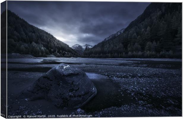 The Lost Valley Canvas Print by Manuel Martin