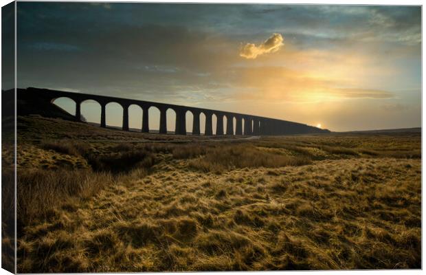 The Ribble Rise Canvas Print by KJArt 