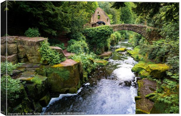 Water Wheels Canvas Print by KJArt 