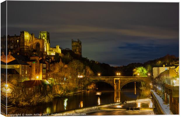 Durham City 'Gem Of The North' Canvas Print by KJArt 