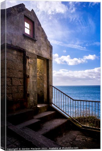 The Old Lifeboat Station, Lizard, Cornwall Canvas Print by Gordon Maclaren