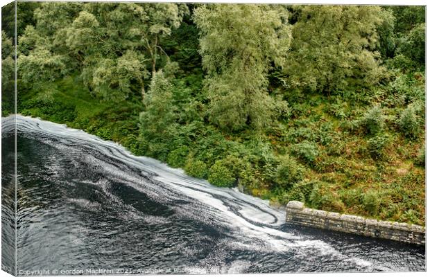 River Elan, Elan Valley Wales Canvas Print by Gordon Maclaren