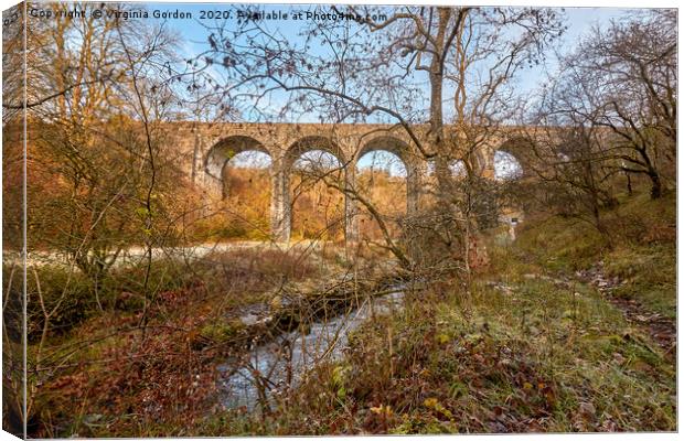 Pont Sarn Viaduct Canvas Print by Gordon Maclaren