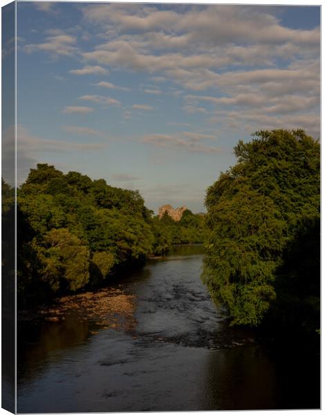 Doune Castle Canvas Print by Emma Dickson