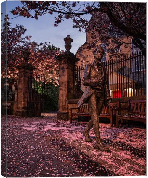 Canongate Kirk Canvas Print by Steven Lennie